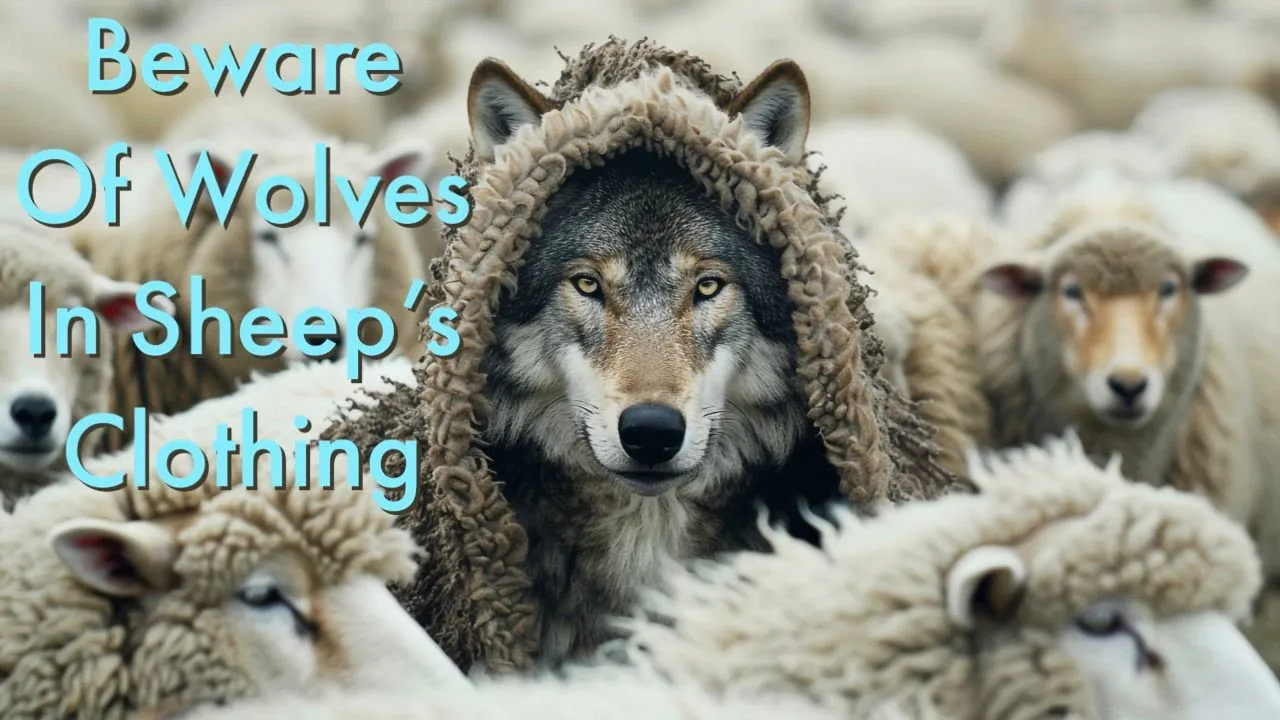 beware of wolves in sheep's clothing